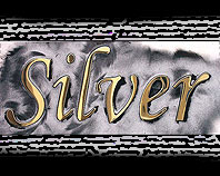 Litery mosiężne Silver